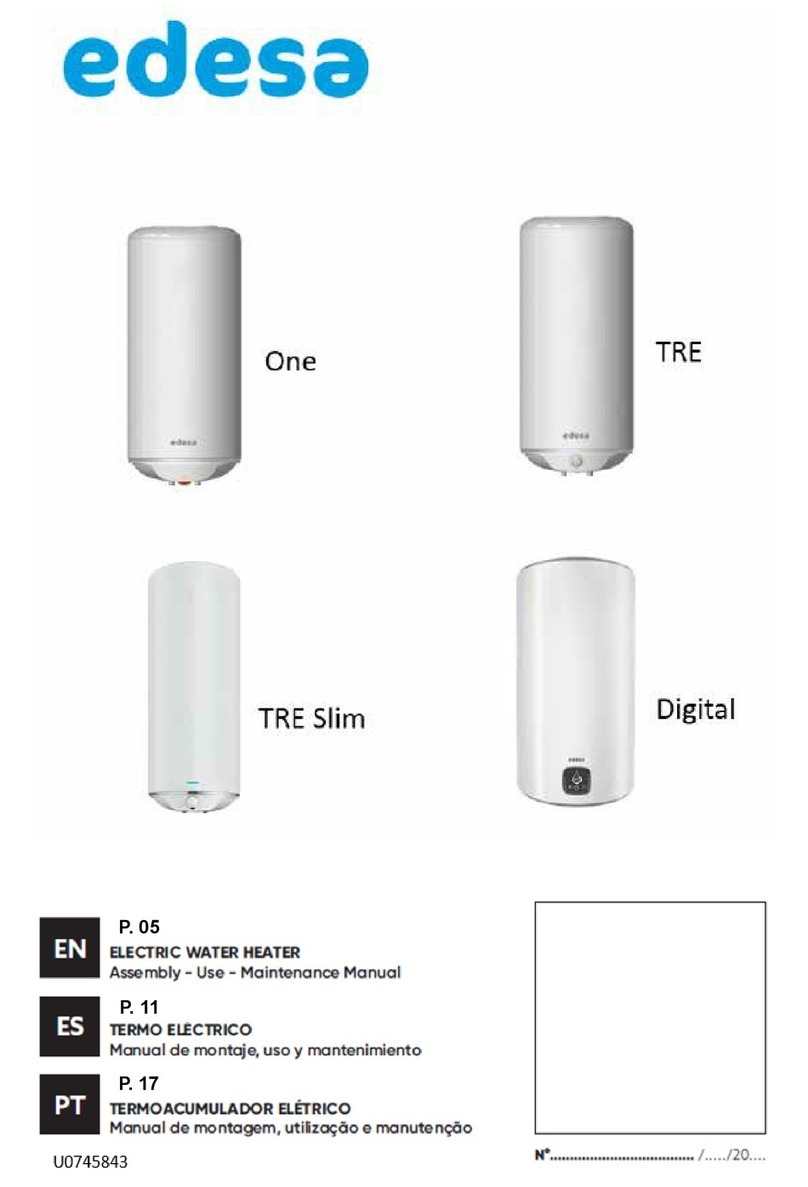 Edesa One Assembly, Use, Maintenance Manual
