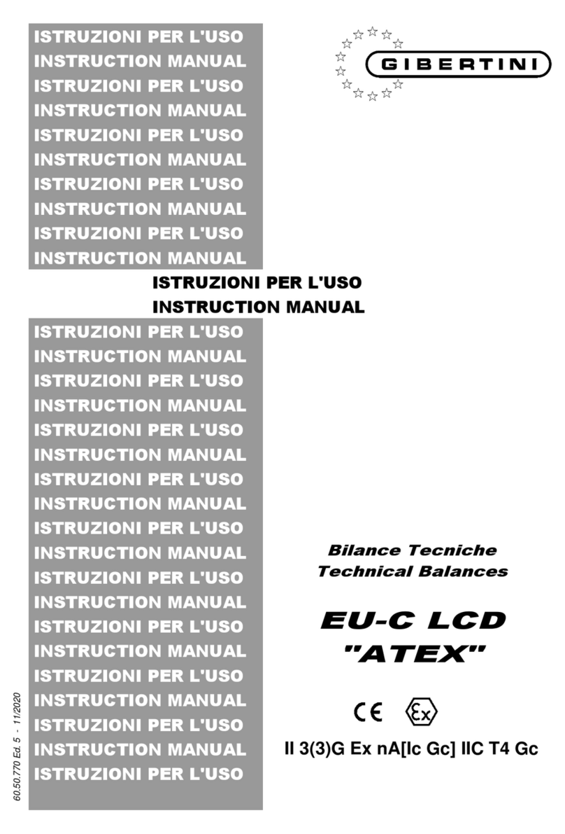 Gibertini ATEX Series instruction manual