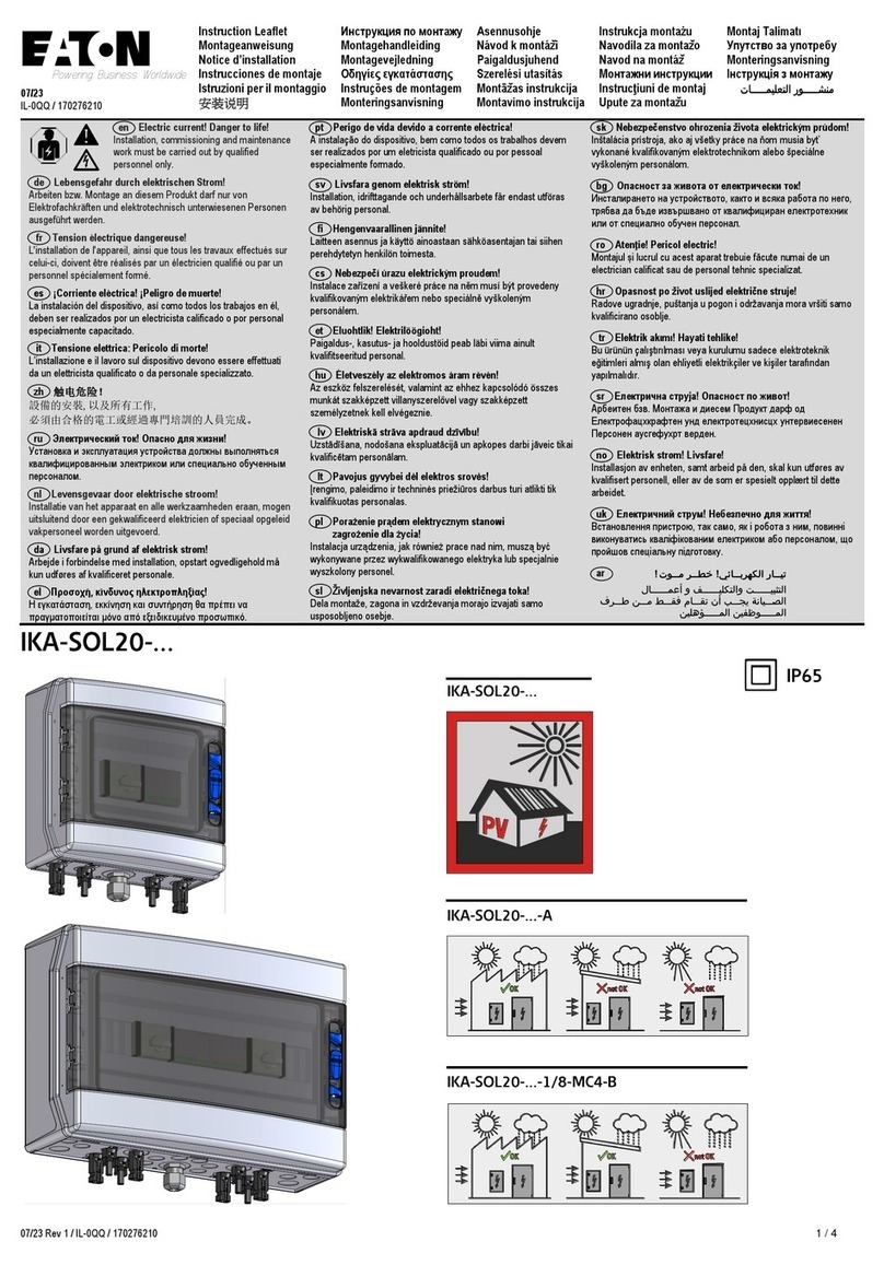 Eaton IKA-SOL20 Series Manual