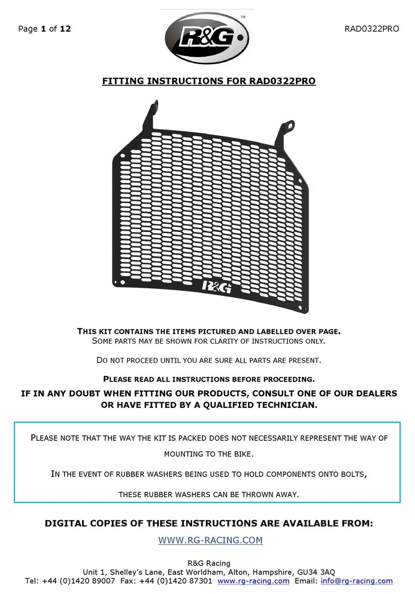 R&G RAD0322PRO User manual