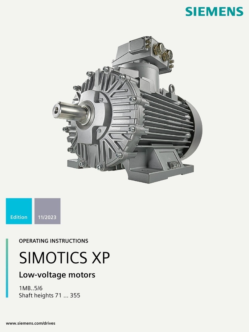 Siemens SIMOTICS XP 1MB 5/6 Series User manual