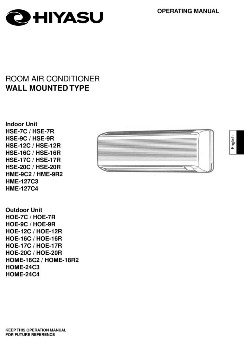 Hiyasu HSE-7C User manual