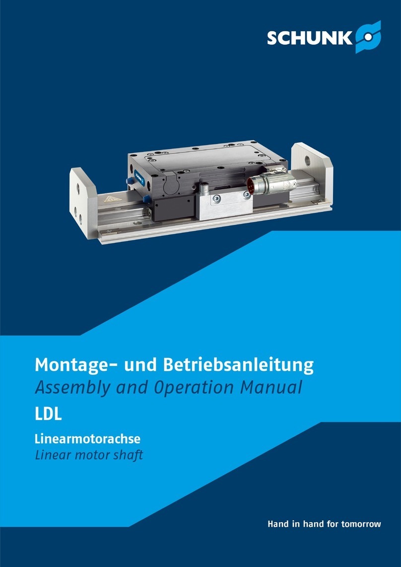 SCHUNK LDL Installation and operating instructions