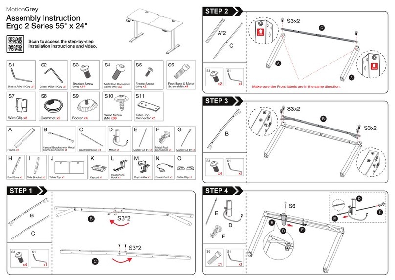 MotionGrey Ergo 2 Series User manual