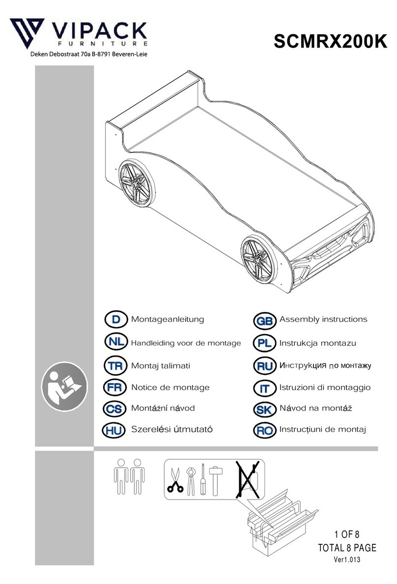 VIPACK SCMRX200K Assembly instructions