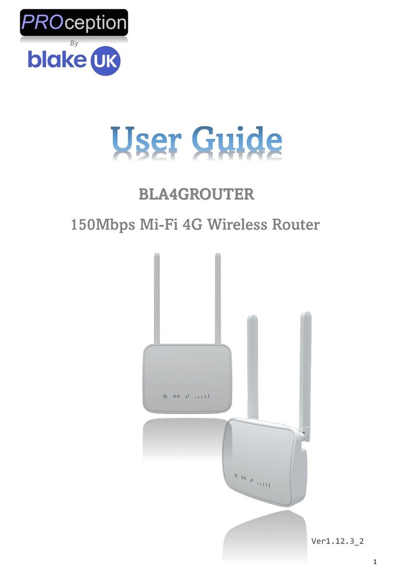 Blake UK PROception BLA4GROUTER user guide