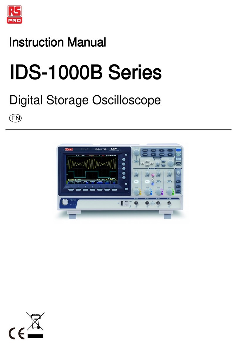 RS PRO IDS-1000B Series User manual