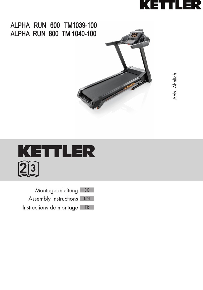 Kettler ALPHA RUN 600 User manual