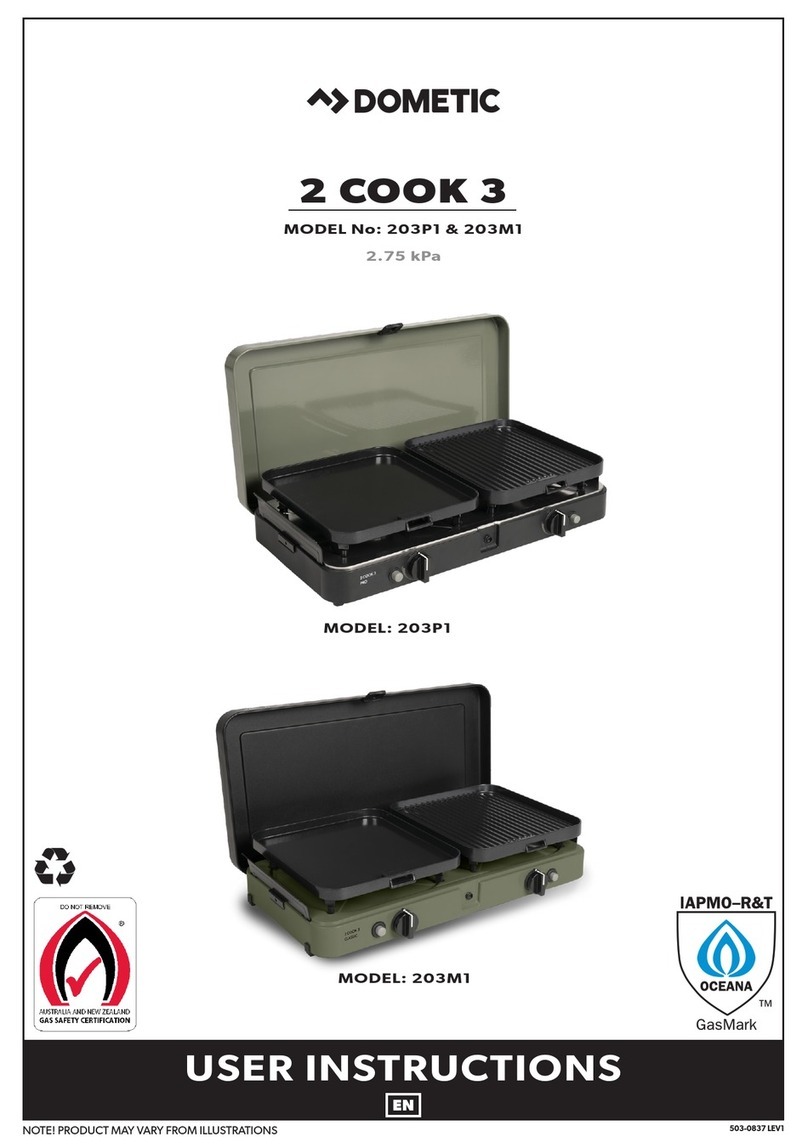 Dometic 203P1 User instructions