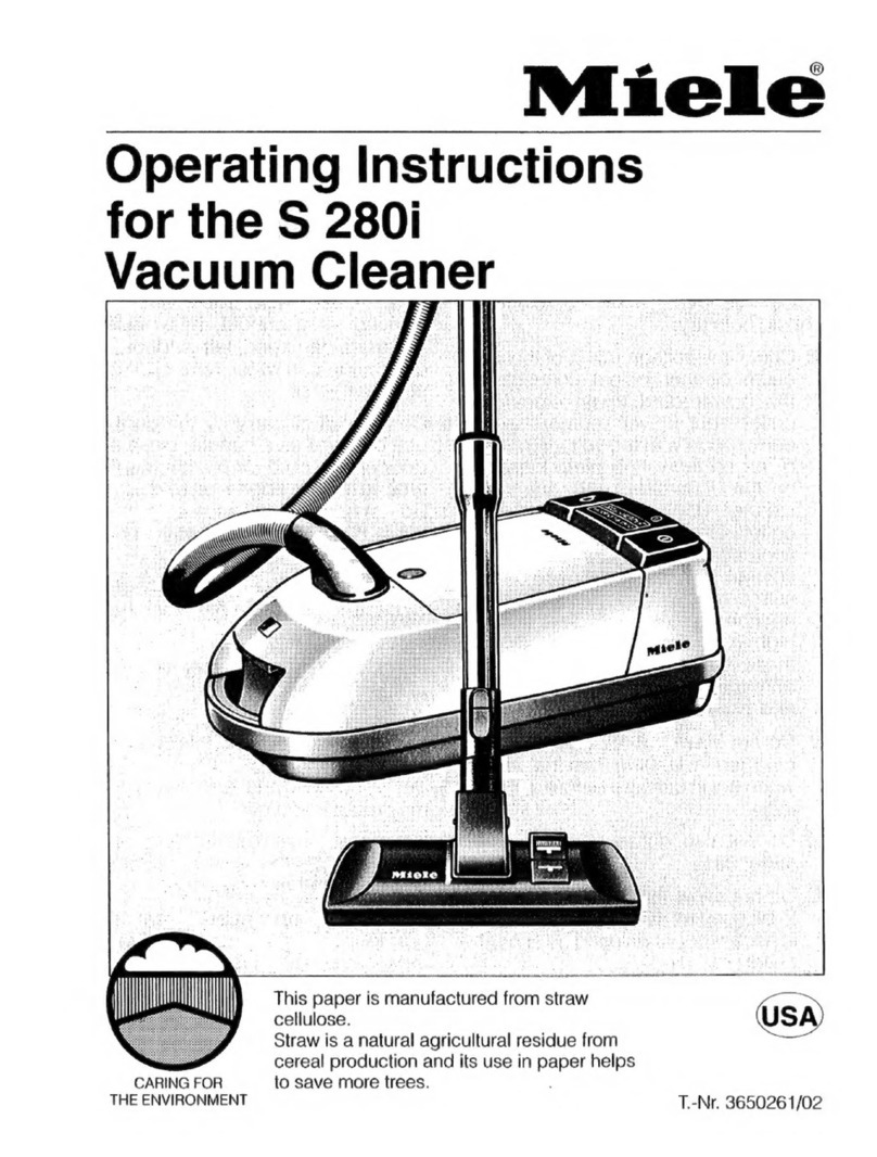 Miele S 280i User manual