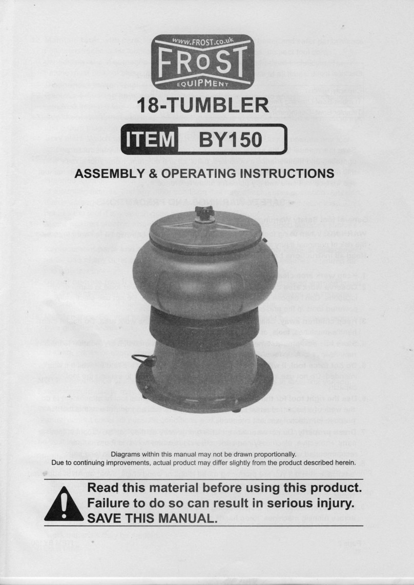 FROST BY150 Assembly & operating instructions