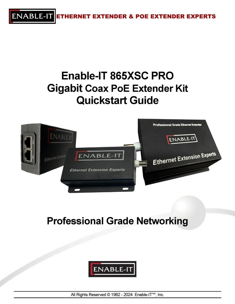 Enable-IT 865XSC PRO quick start guide