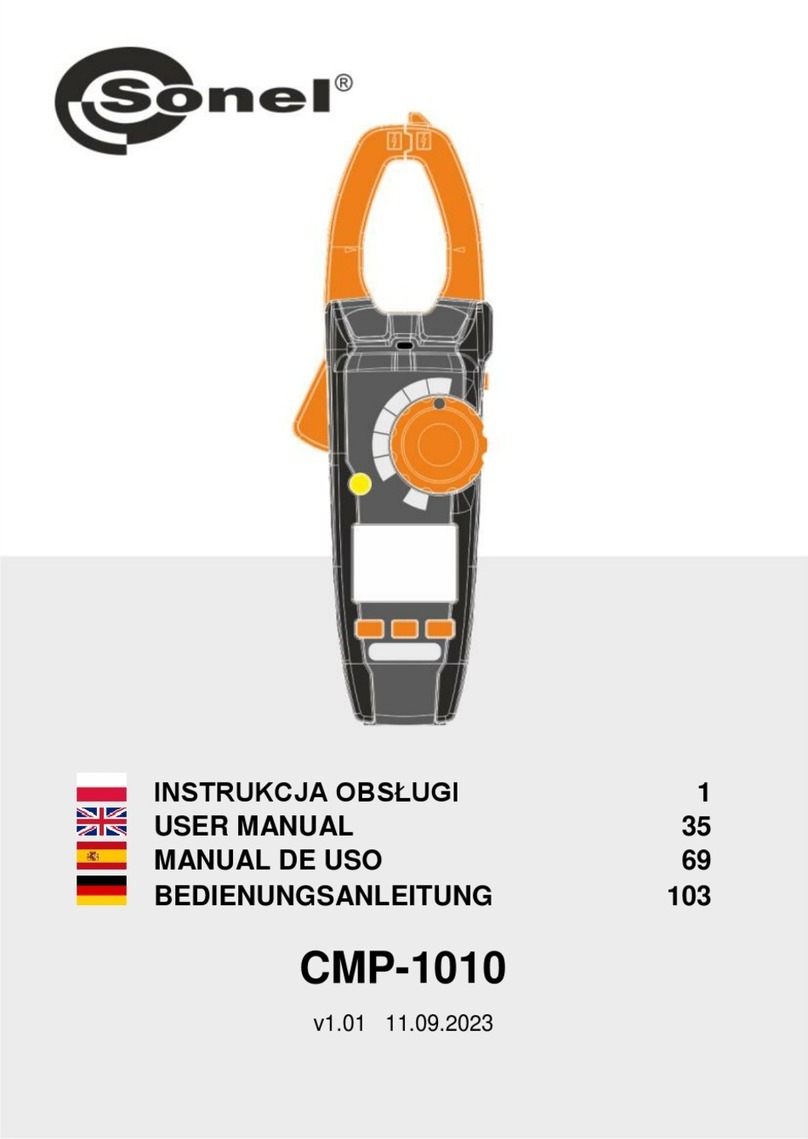 Sonel CMP-1010 User manual Sonel CMP-1010 User manual