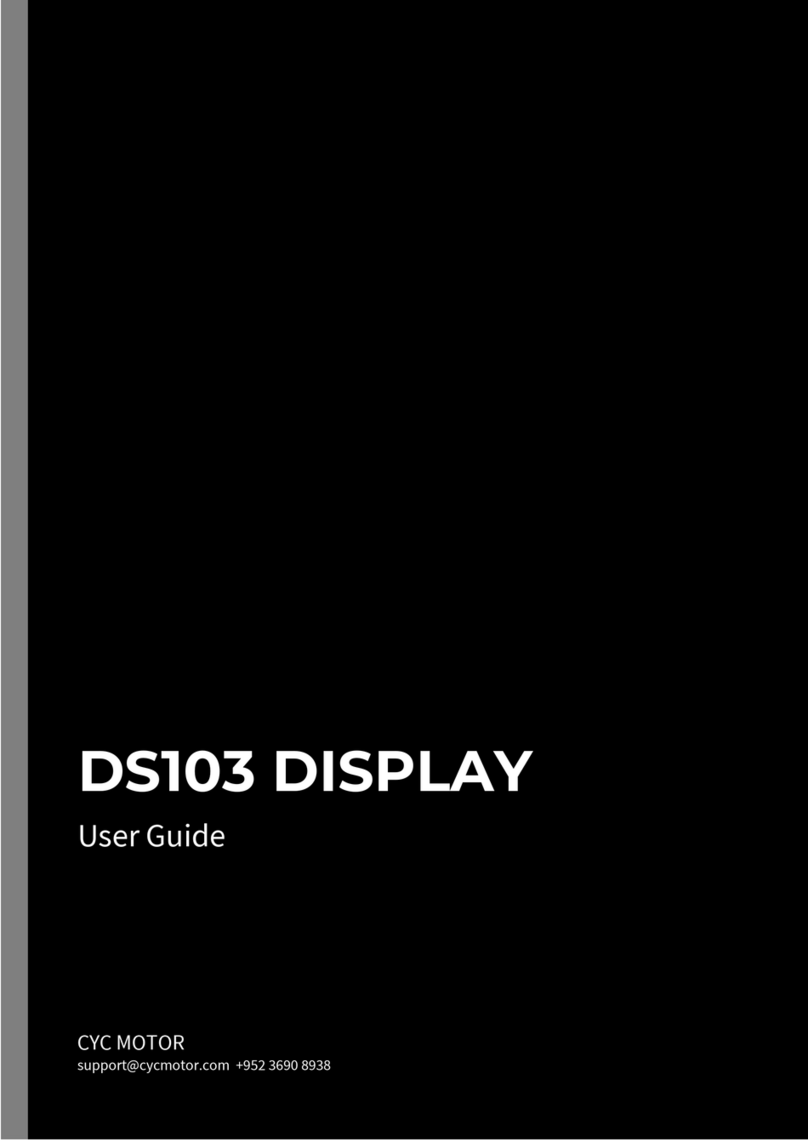 CYCMOTOR DS103 User manual CYCMOTOR DS103 User manual