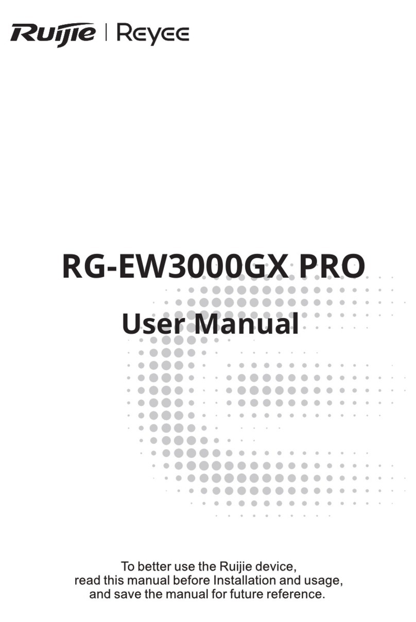Ruijie Reyee RG-EW3000GX PRO User manual Ruijie Reyee RG-EW3000GX PRO User manual