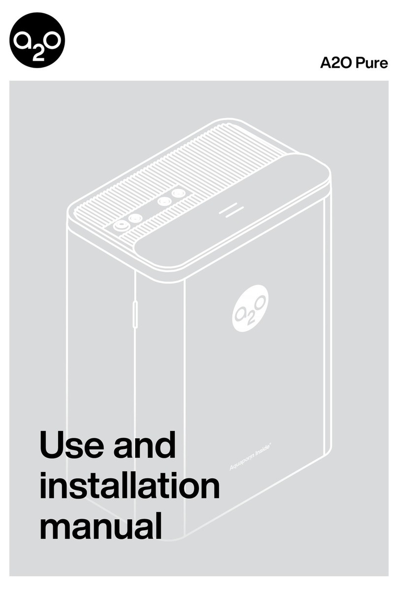 Wasserfilter Germany A2O Pure Use and installation  manual
