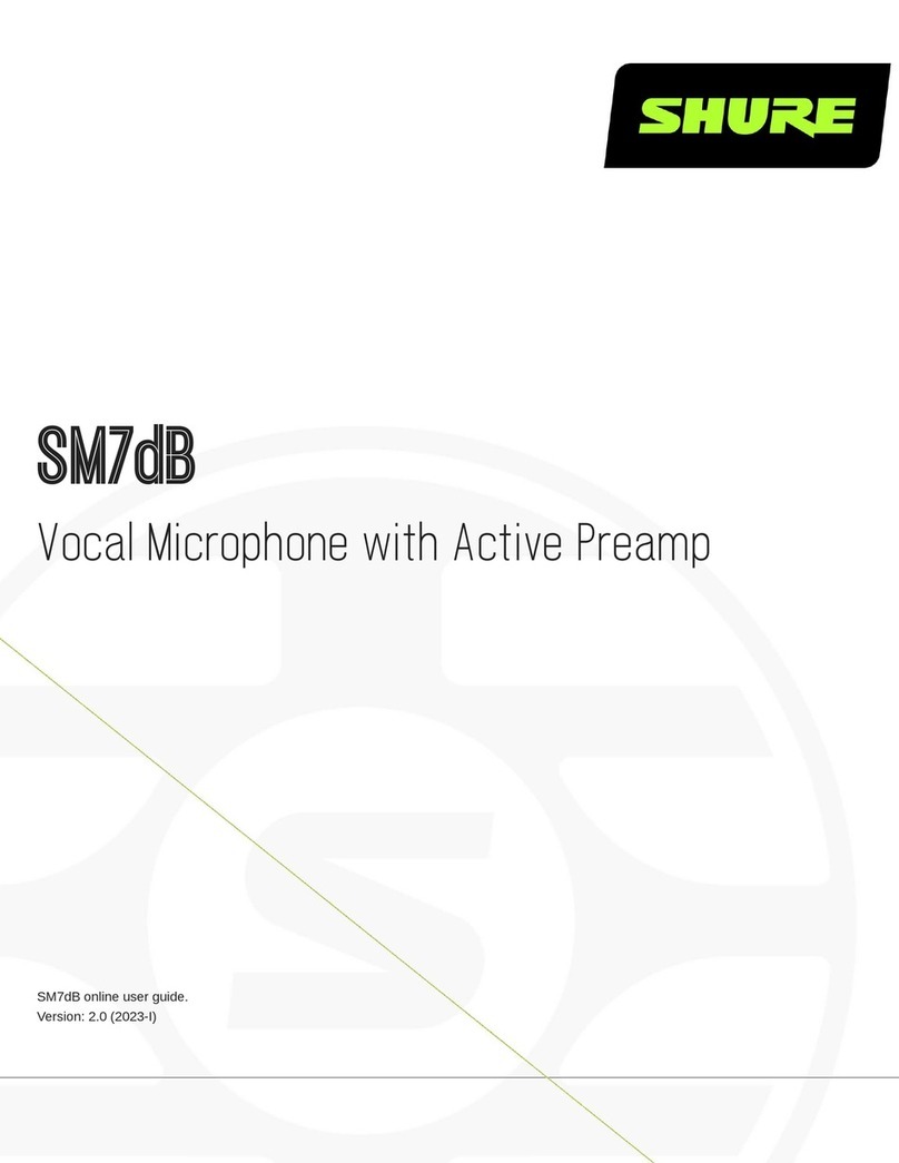 Shure SM7dB Online user's guide