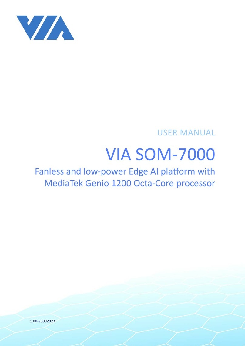 VIA Technologies SOM-7000 User manual