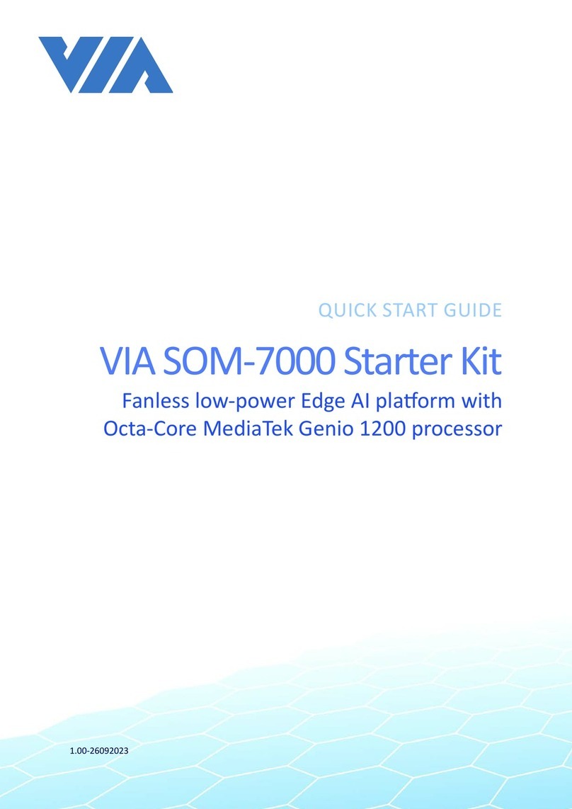 VIA Technologies SOM-7000 quick start guide