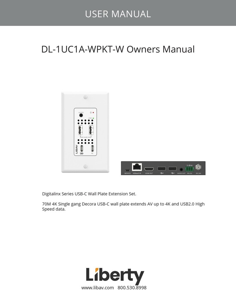 Liberty DL-1UC1A-WPKT-W User manual