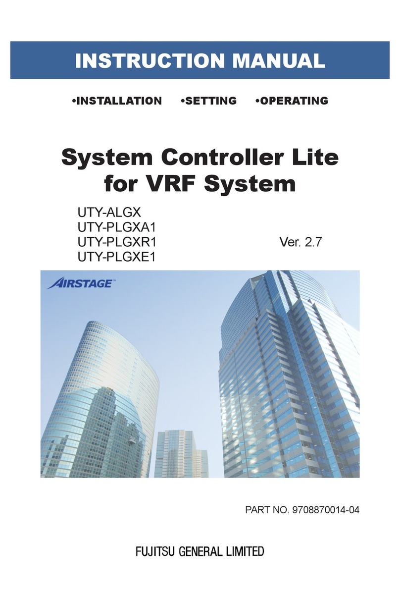 Fujitsu AIRSTAGE UTY-ALGX instruction manual