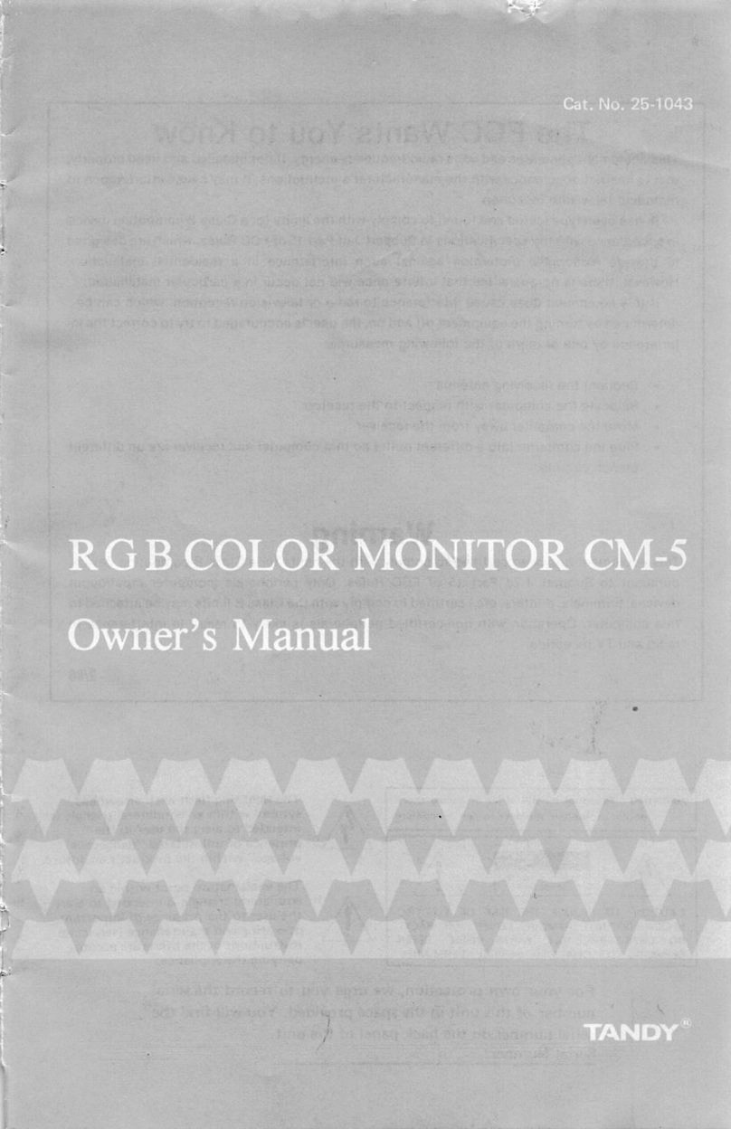 Tandy CM-5 User manual
