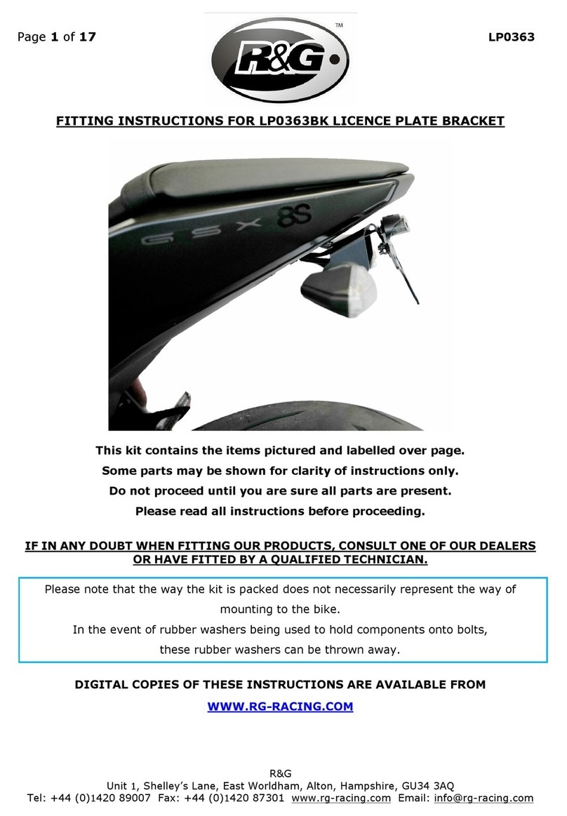 R&G LP0363BK User manual