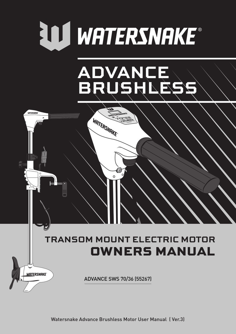 Watersnake ADVANCE SWS 70/36 User manual
