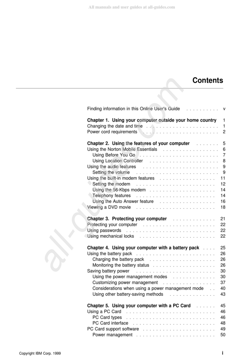 IBM ThinkPad 570 User manual