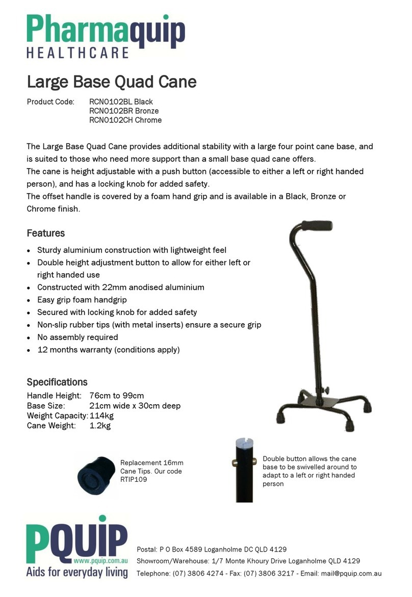 Pharmaquip Healthcare RCN0102BL User manual