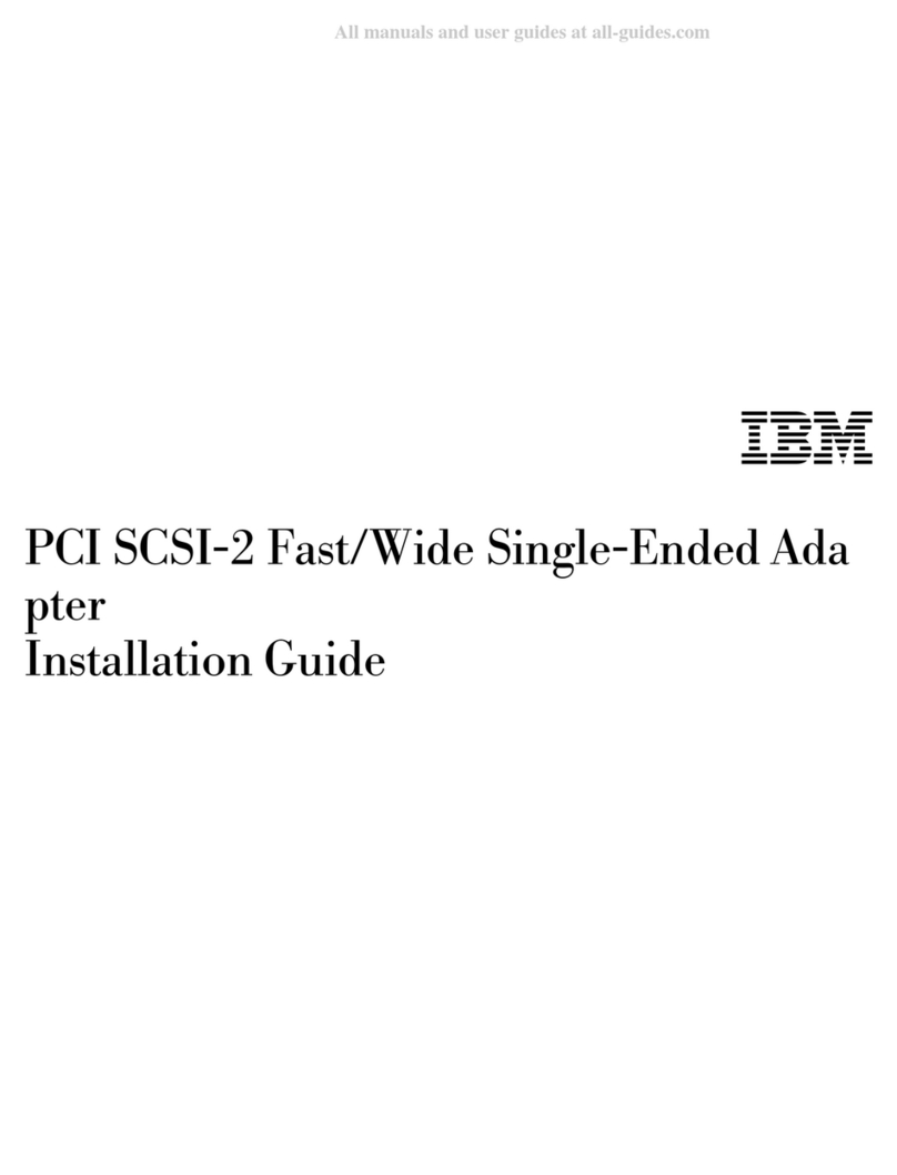 IBM 55PUS8118 SCSI-2 installation guide