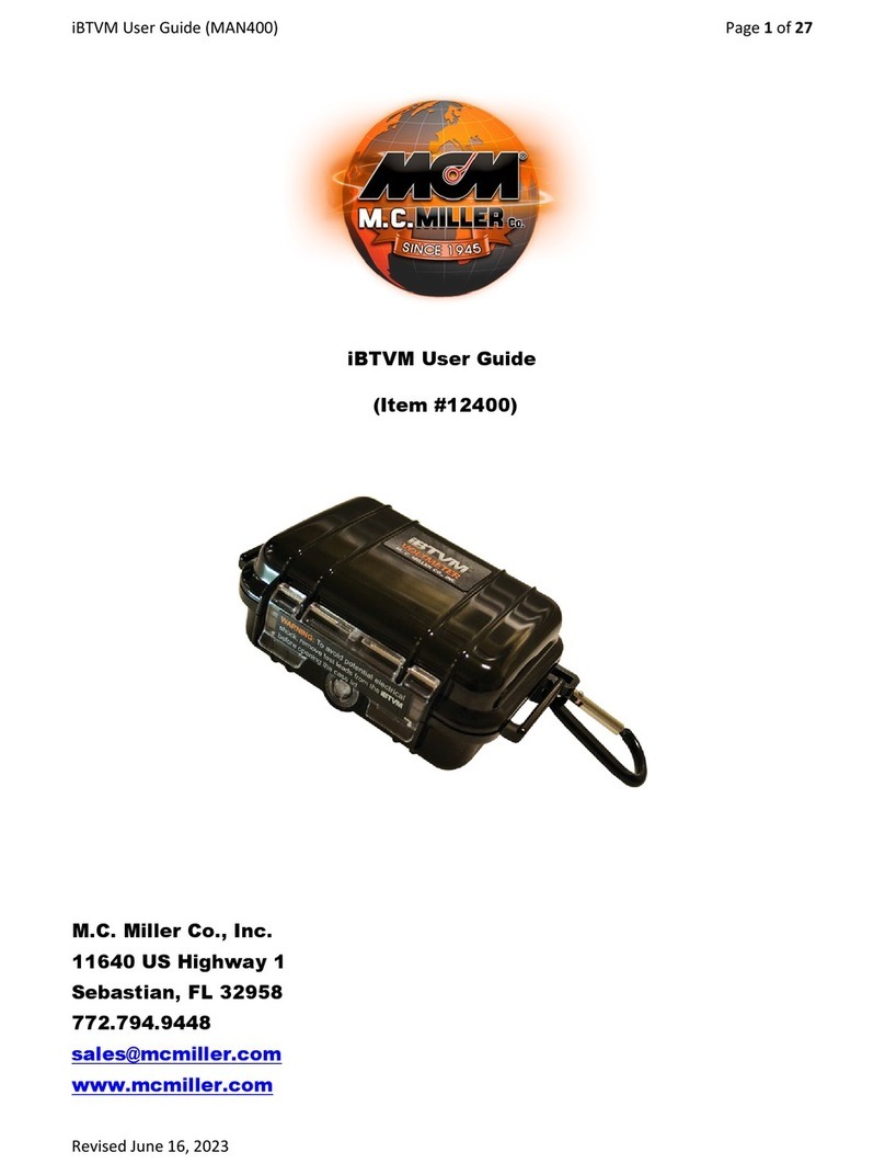 M.C. MILLER iBTVM user guide