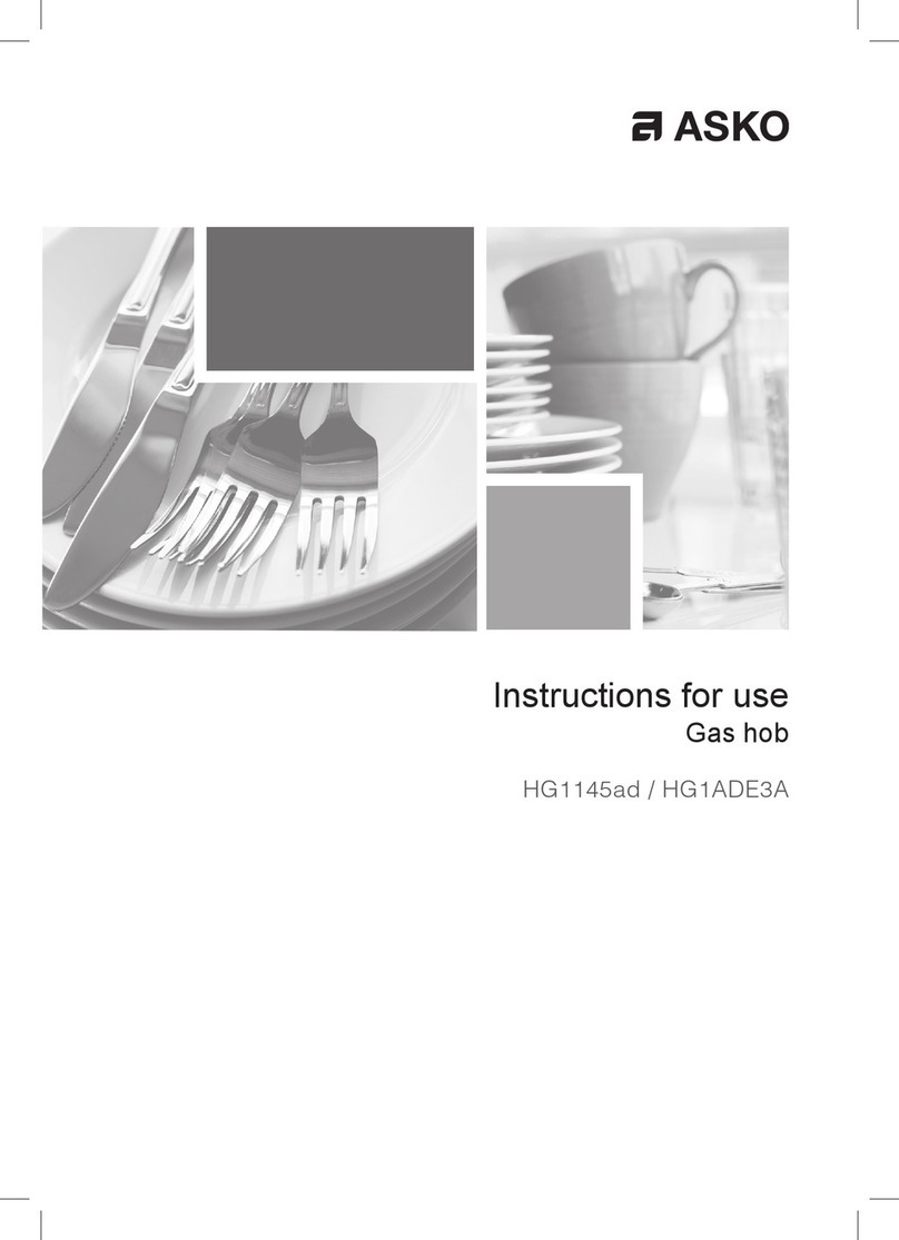 Asko HG1ADE3A User manual