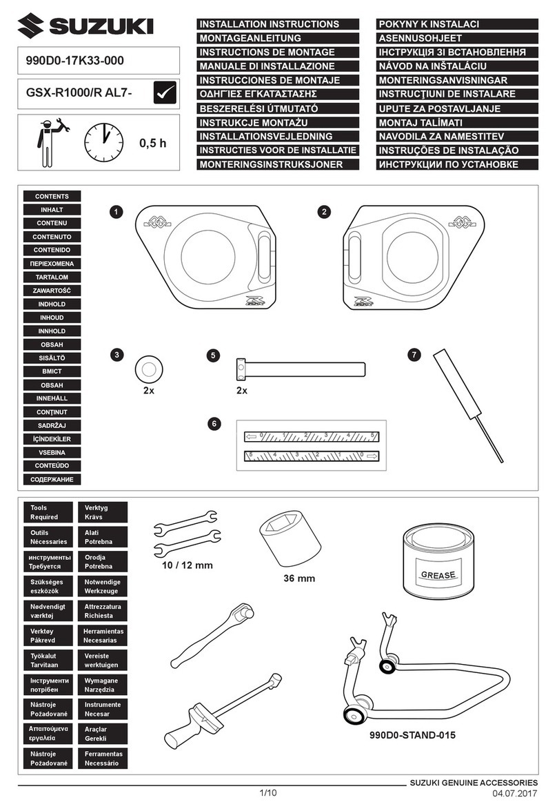 Suzuki 990D0-17K33-000 installation instructions