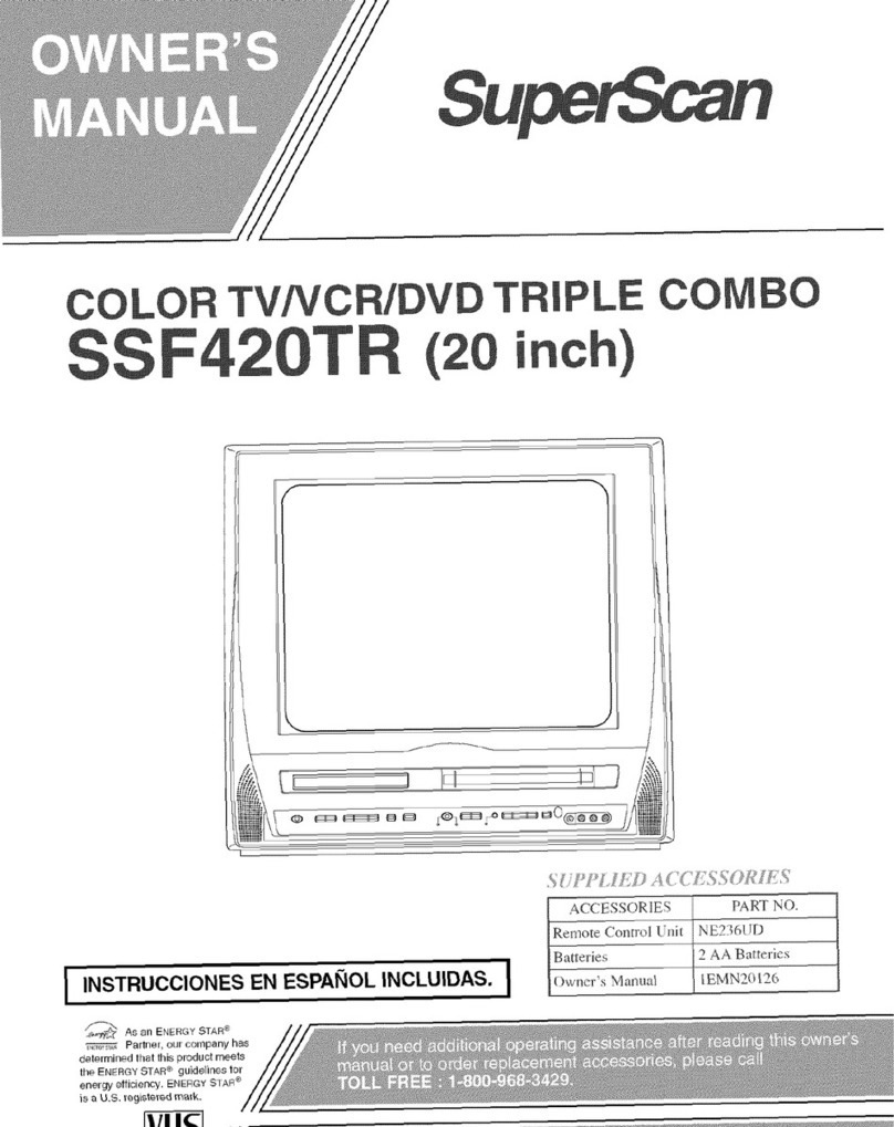 SUPERSCAN SuperScan SSF420TR owner's manual