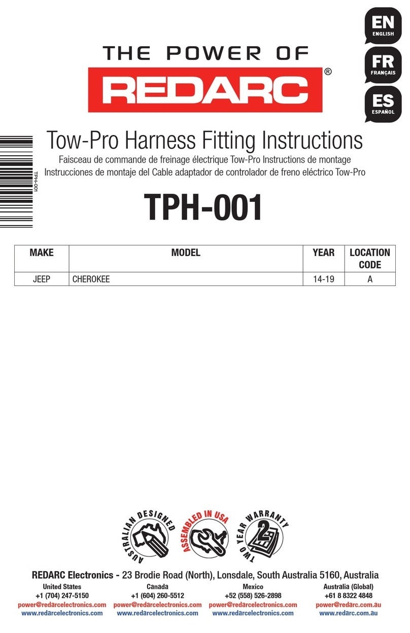 Redarc TPH-001 User manual