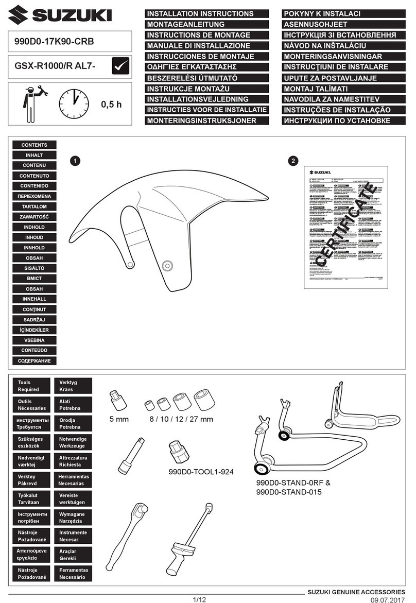Suzuki 990D0-17K90-CRB installation instructions