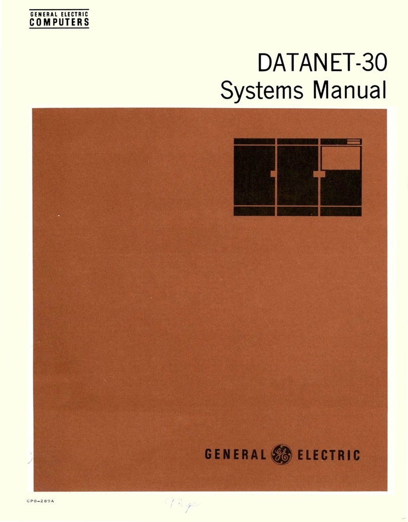 GE DATANET-30 User guide
