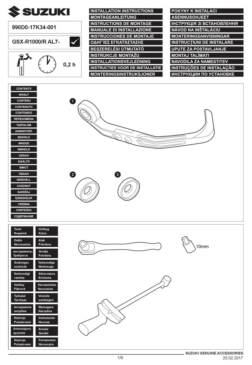 Suzuki 990D0-17K34-001 User manual