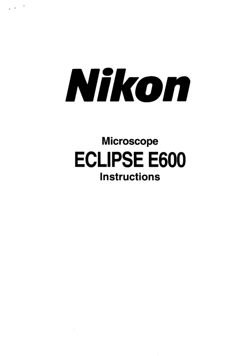 Nikon Eclipse E600 User manual