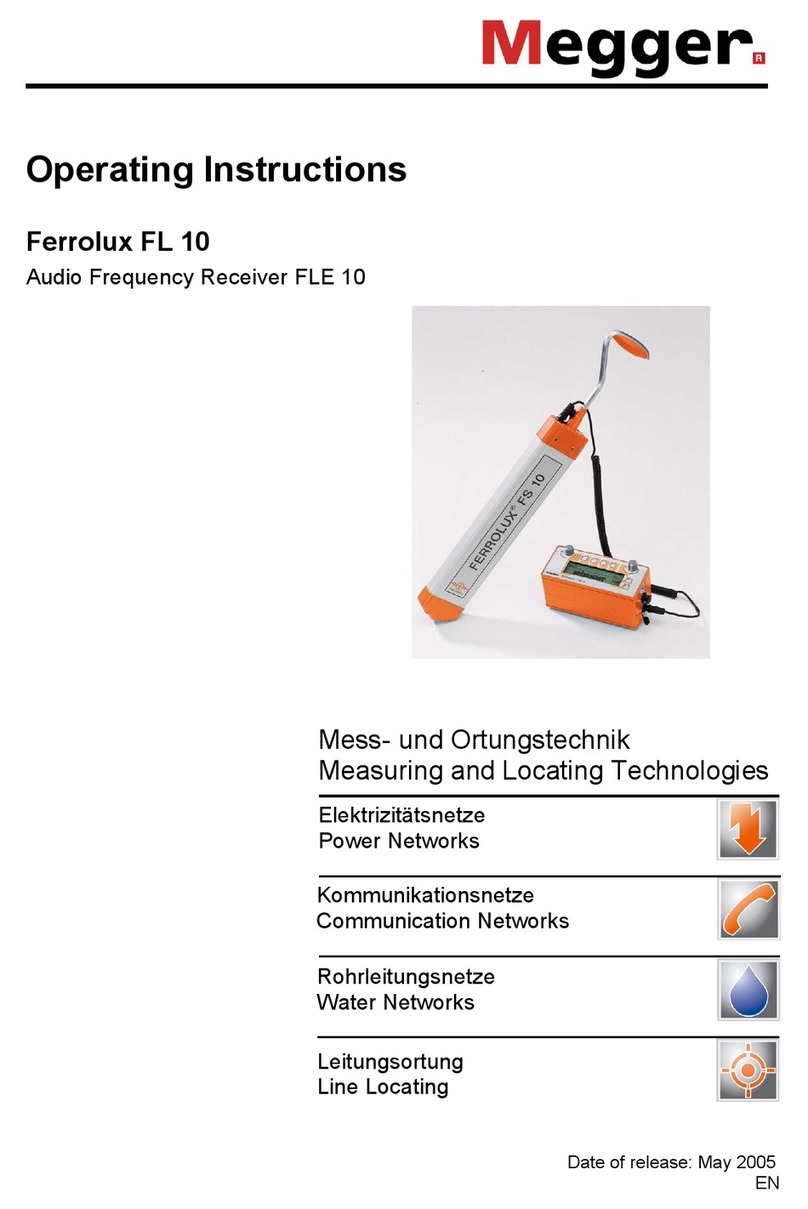 Megger Ferrolux FL 10 User manual