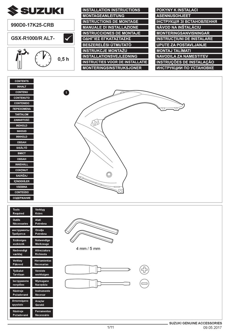 Suzuki 990D0-17K25-CRB installation instructions Suzuki 990D0-17K25-CRB installation instructions