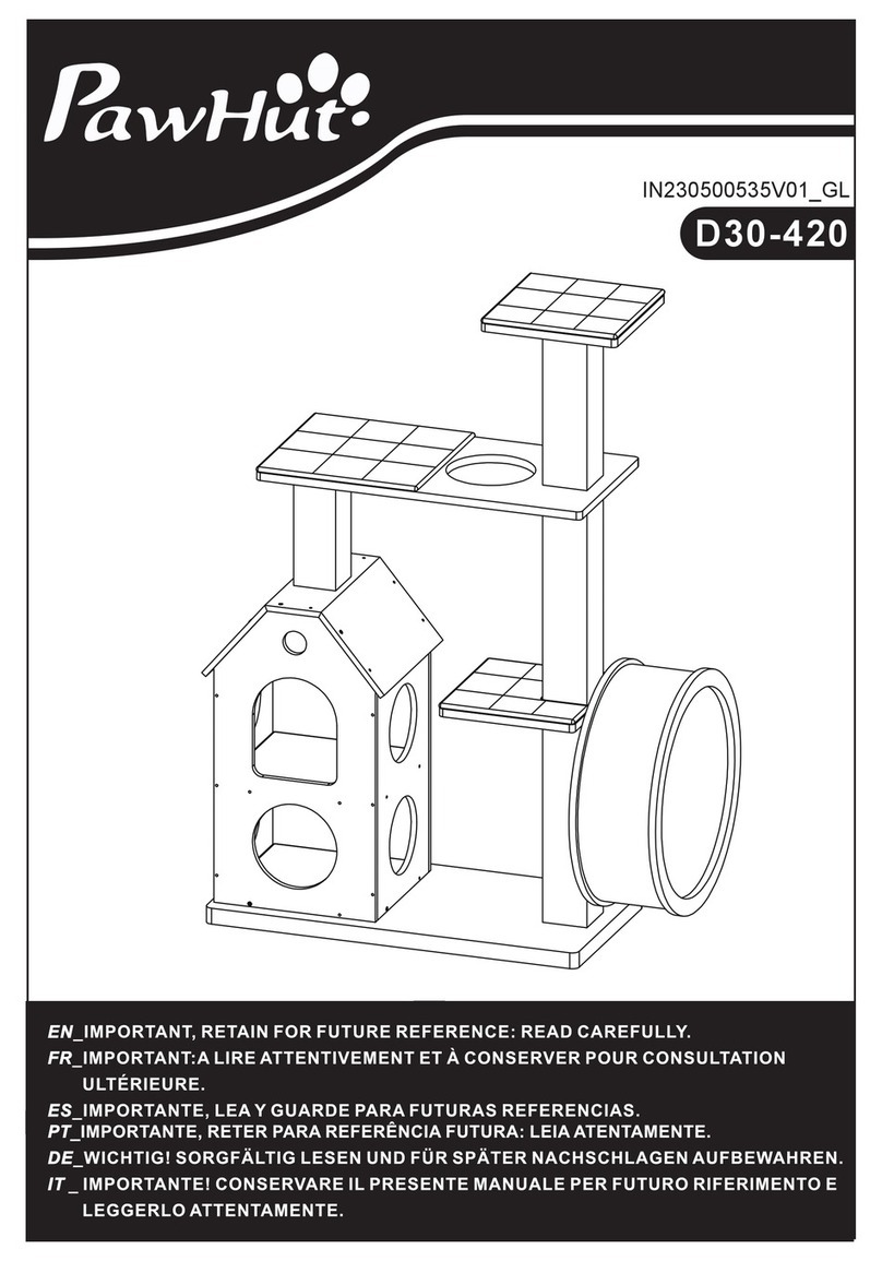 PawHut D30-420 User manual PawHut D30-420 User manual