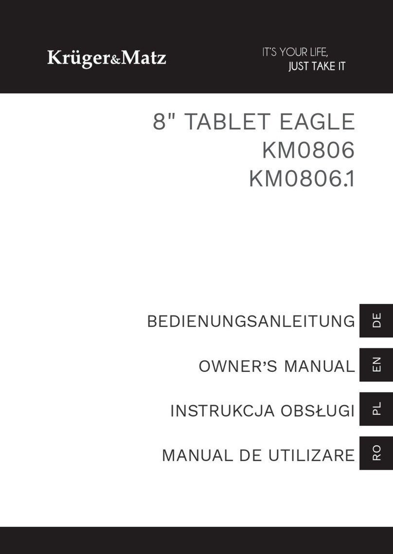 Krüger & Matz KM0806.1 User manual