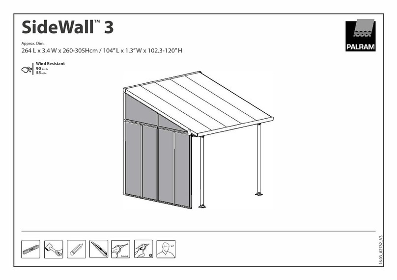 Palram SideWall 3 manual
