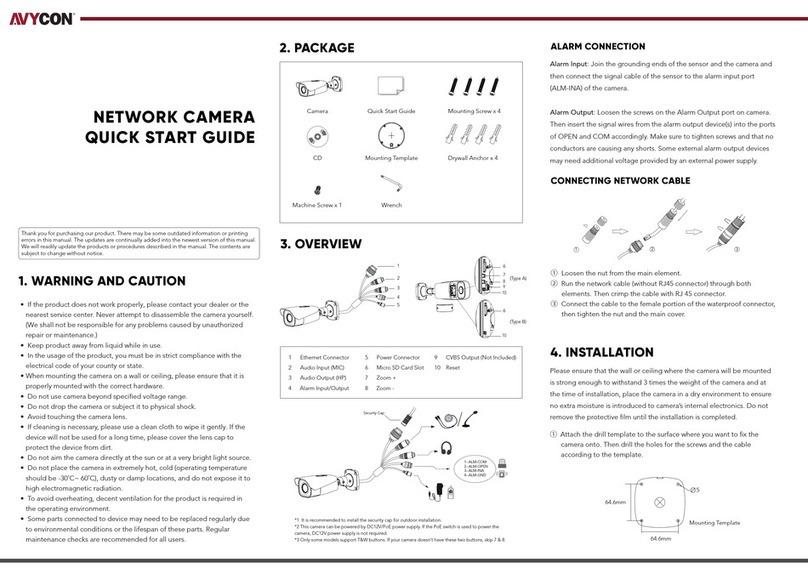 AVYCON AVC-NBL41M-L1 User manual