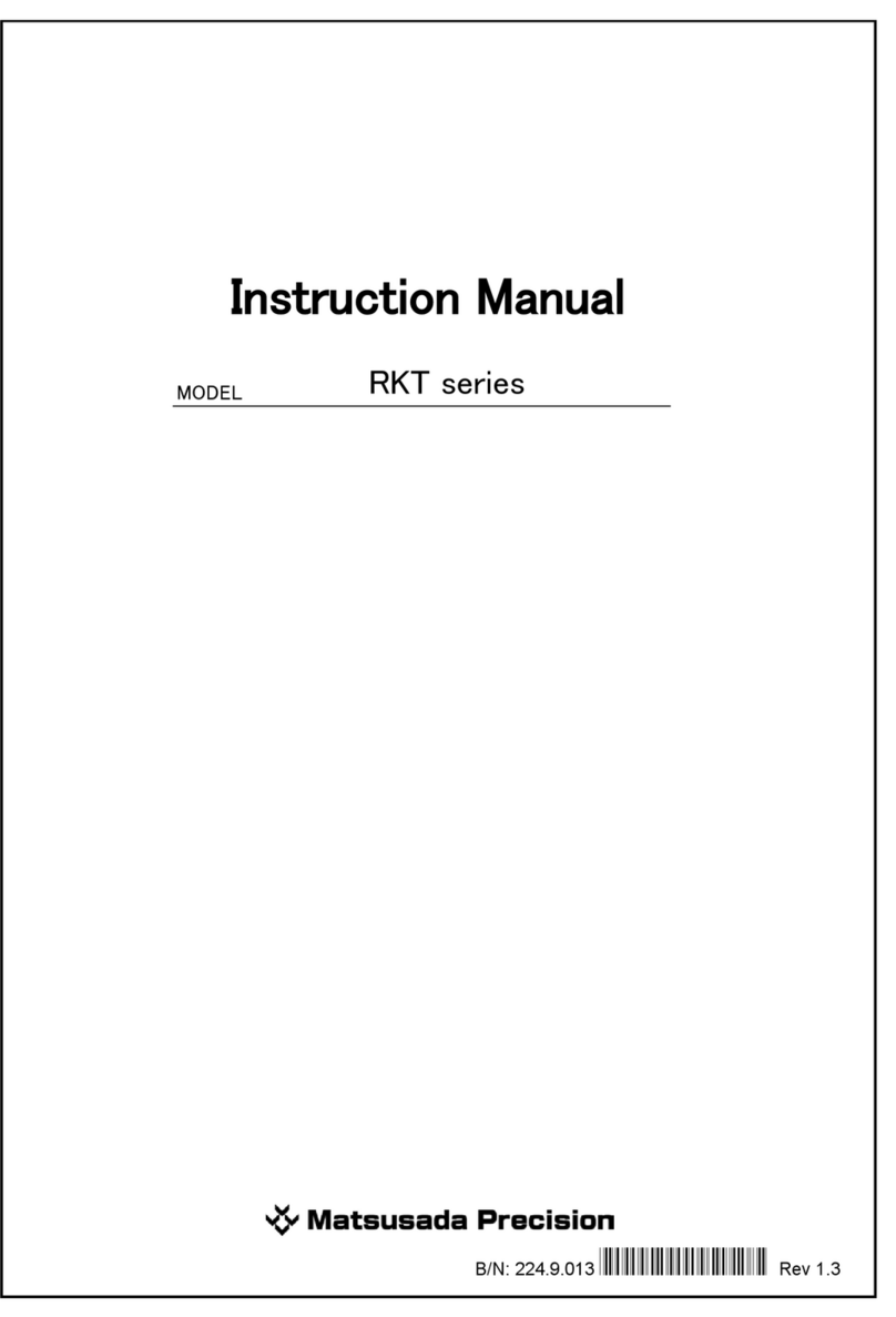 Matsusada Precision RKT Series instruction manual