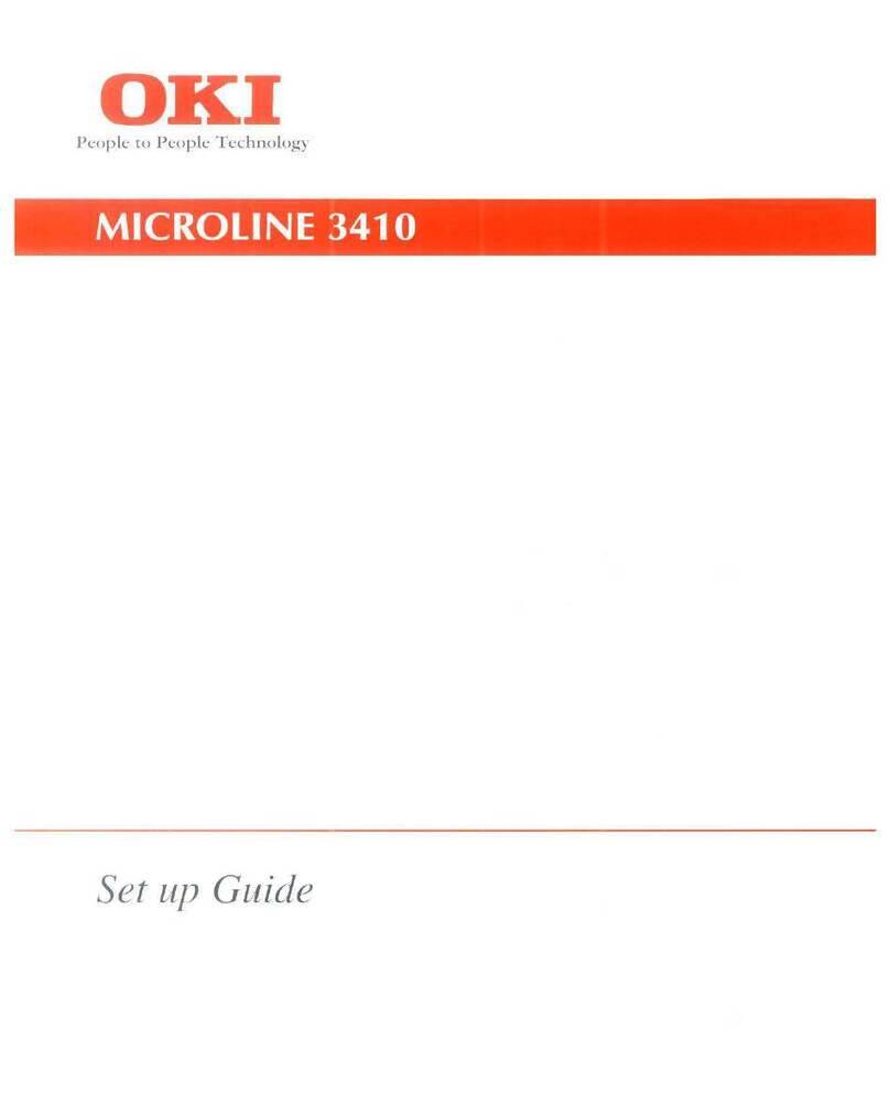 Oki Microline 3410 User manual Oki Microline 3410 User manual