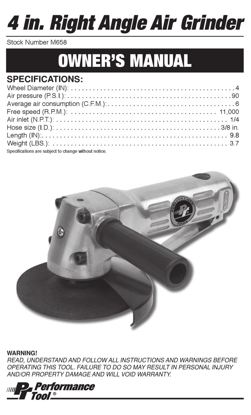 Performance Tool M658 User manual Performance Tool M658 User manual