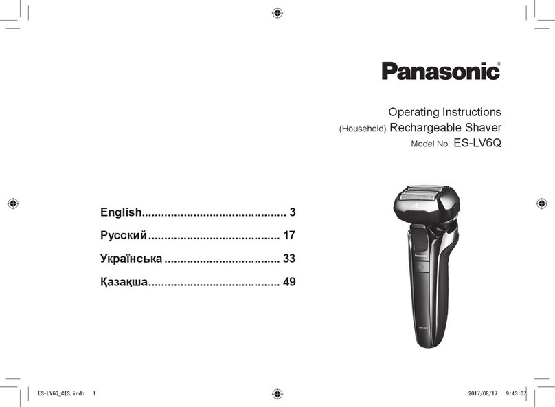 Panasonic ES-LV6Q operating instructions